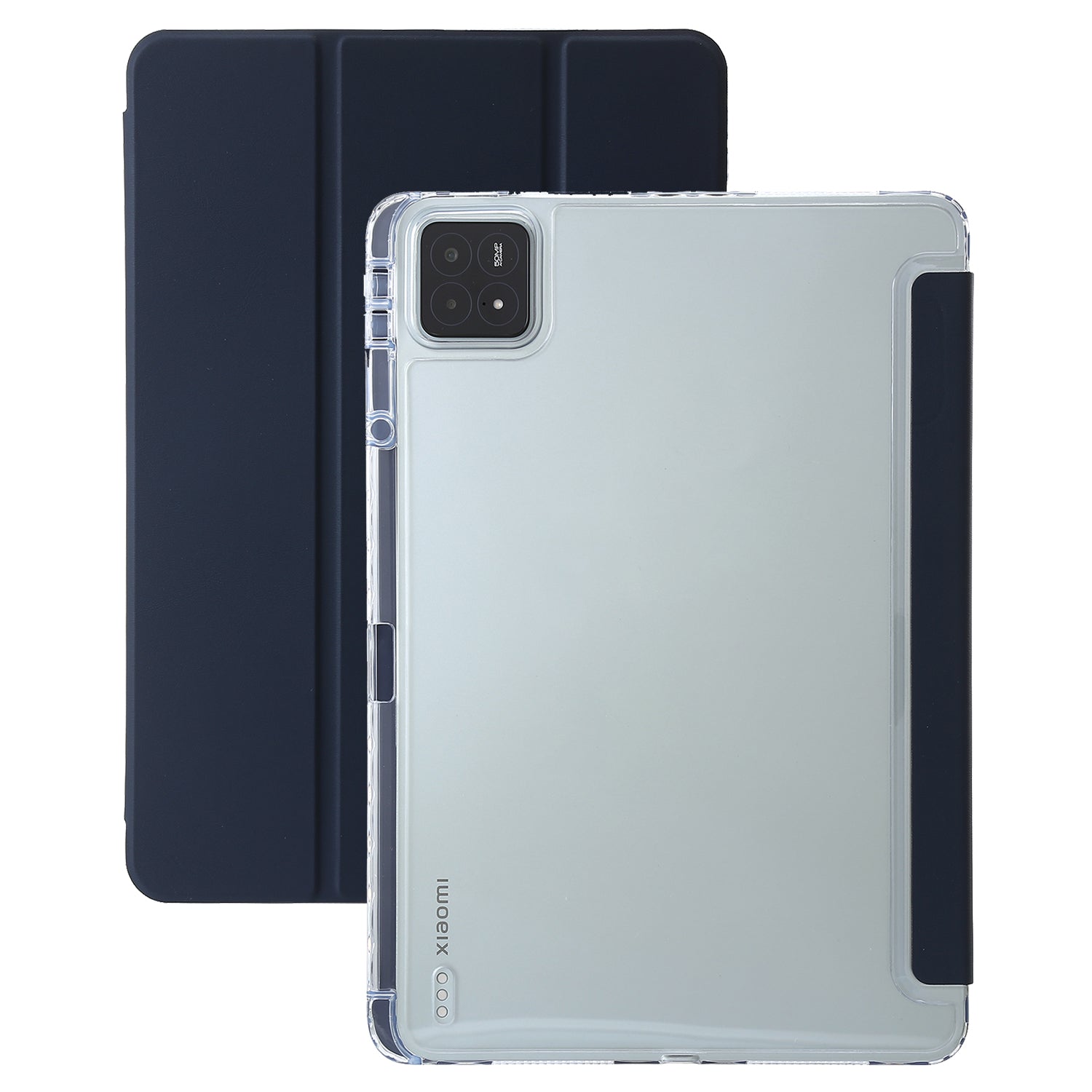 For Xiaomi Pad 6S Pro 12.4 Anti-scratch Case TPU+Acrylic+PU Tablet Cover with Tri-fold Stand For Xiaomi Pad 6S Pro 12.4 Anti-scratch Case TPU+Acrylic+PU Tablet Cover with Tri-fold Stand